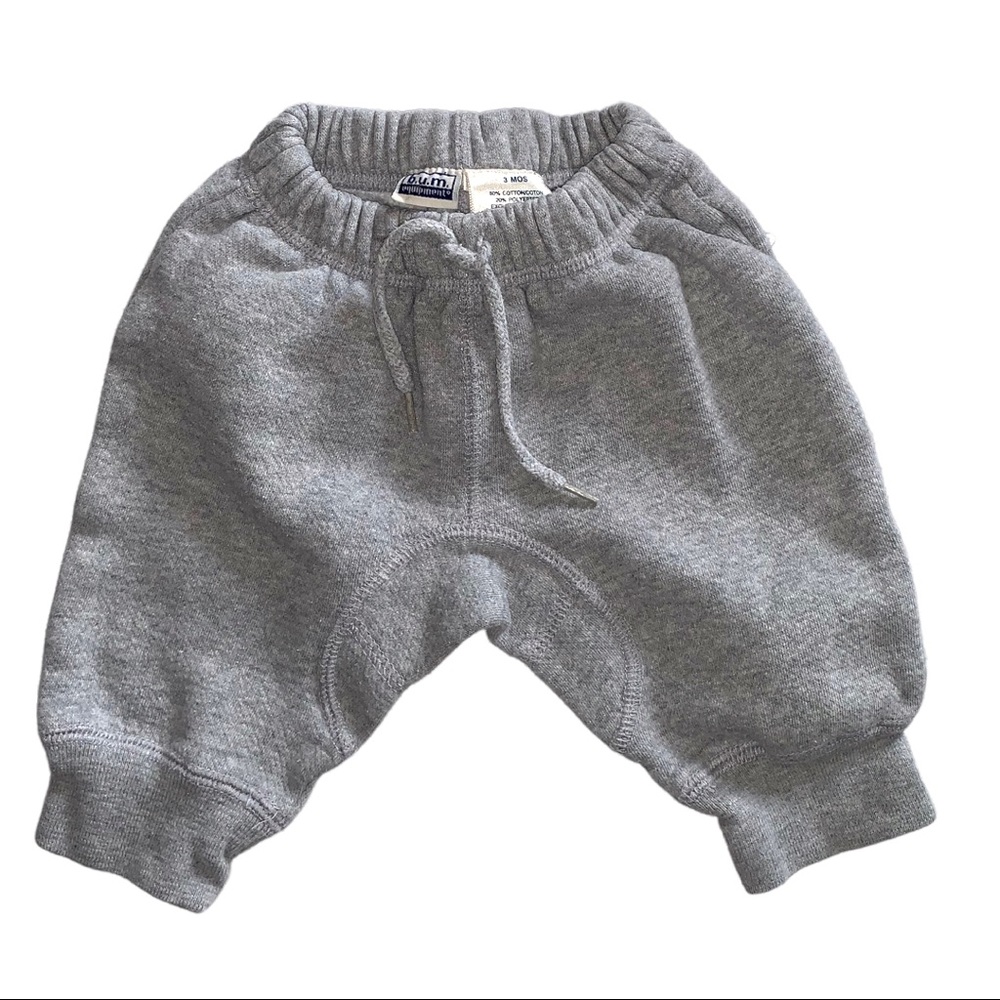 5/$25 B.U.M. Jogger Drawstring Elastic Waist Sweatpants Cuff Legs Baby 3 Months